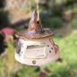Preview: Vogelfutterhaus, Keramik, handgearbeitet
