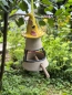 Preview: Vogelfutterturm Keramik, Handgearbeitet