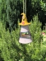 Preview: Vogelfutterturm Keramik, Handgearbeitet