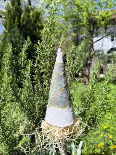 Käferzipfel, Ohrwurmhaus, Insektenhotel, Zaunhocker