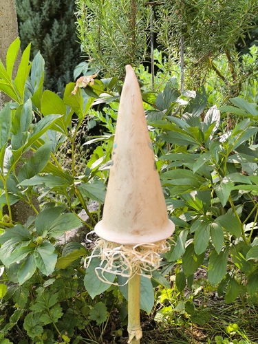 Preview: Käferzipfel, Insektenhotel, Ohrwurmhaus, Zaunhocker