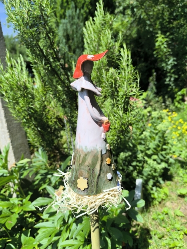 Preview: Blumenmädchen Käferzipfel, Ohrwurmhaus, Beetstecker, Zaunhocker