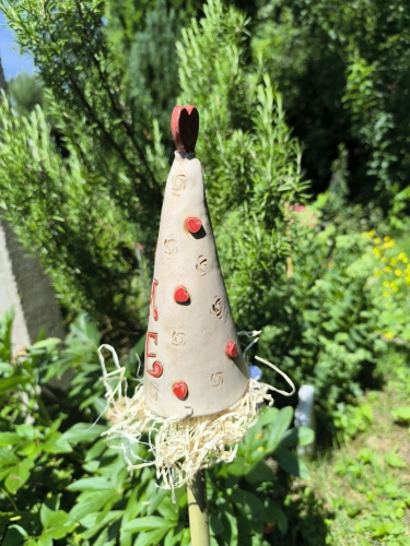 Preview: Käferzipfel, Insektenhotel, Ohrwurmhaus, Zaunhocker, Home