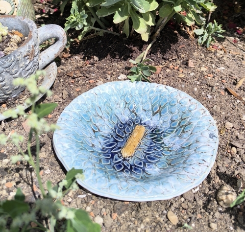 Bodentränke für Vögel Igel & Co.