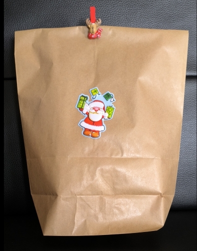 Weihnachtssack zum Befüllen