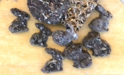 Preview: Bambus-Osternestchen gefüllt - Ausverkauft