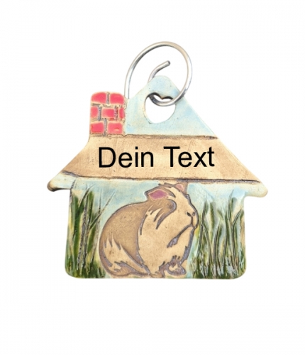 Pflanzenstecker, Namensschild, Geschenkanhänger Meerschweinchen zum beschriften