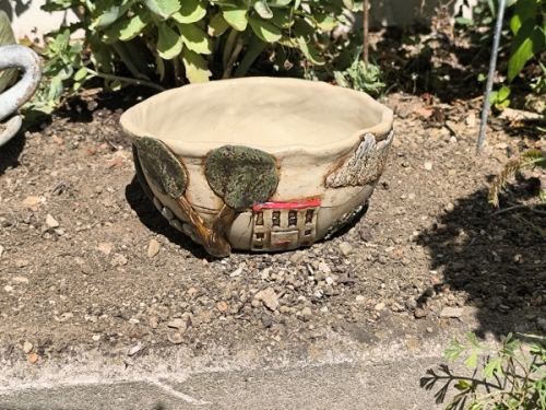 Preview: Dekoschale, Keramikschale, Übertopf