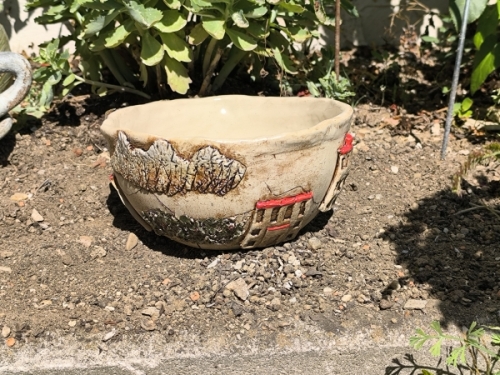 Preview: Dekoschale, Keramikschale, Übertopf