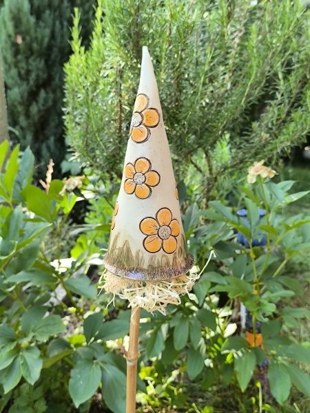 Käferzipfel, Ohrwurmhaus, Insektenhotel, Zaunhocker