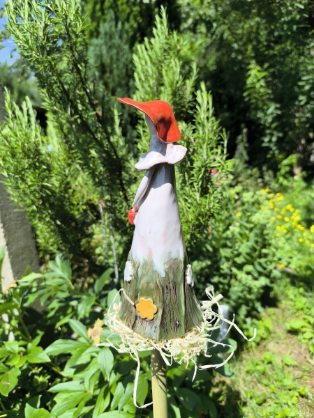 Blumenmädchen Käferzipfel, Ohrwurmhaus, Beetstecker, Zaunhocker