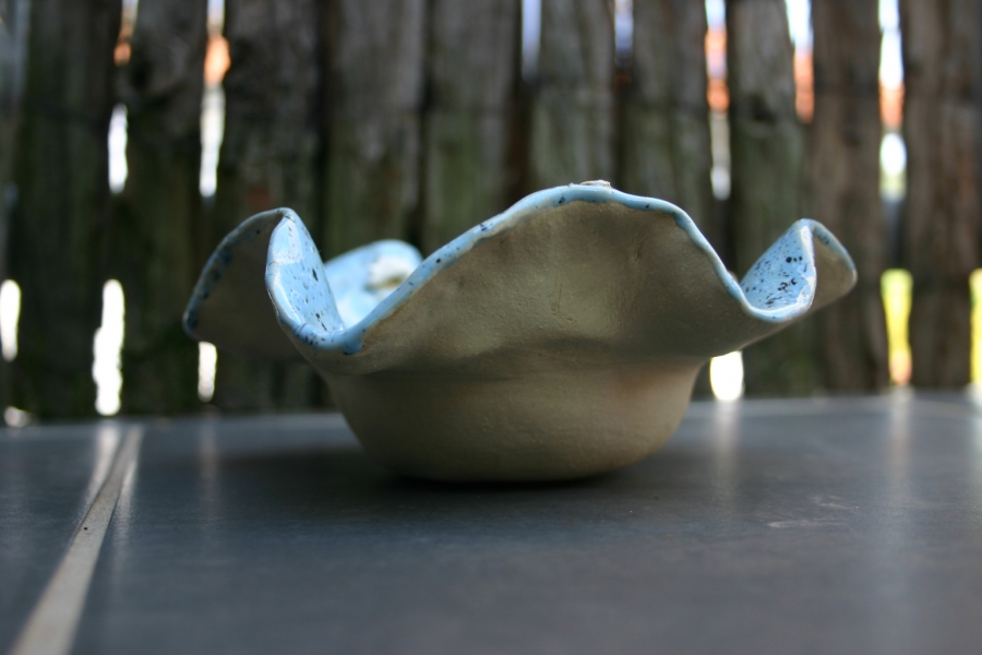 XL Insektentränke, Türkis gesprenkelt