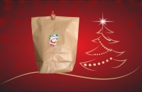 Weihnachtssack zum Befüllen